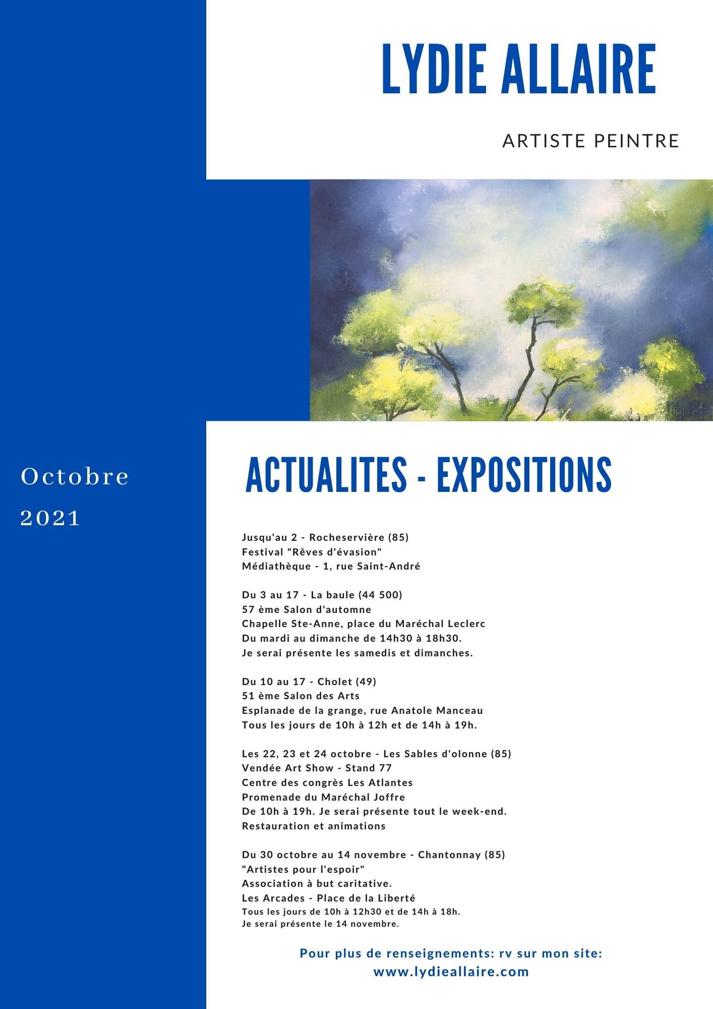 Expositions de Lydie Allaire
