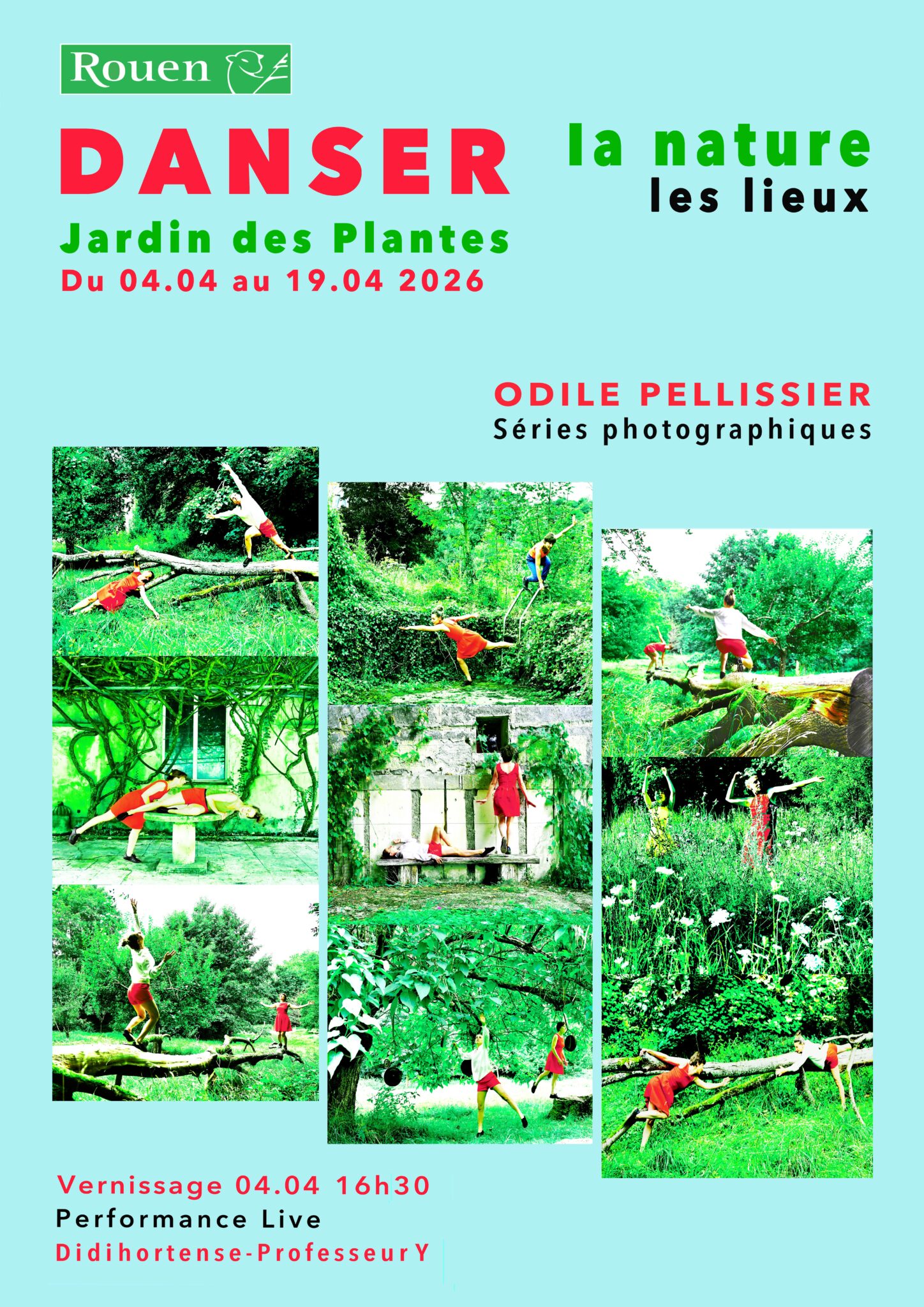 Danser la nature, les lieux