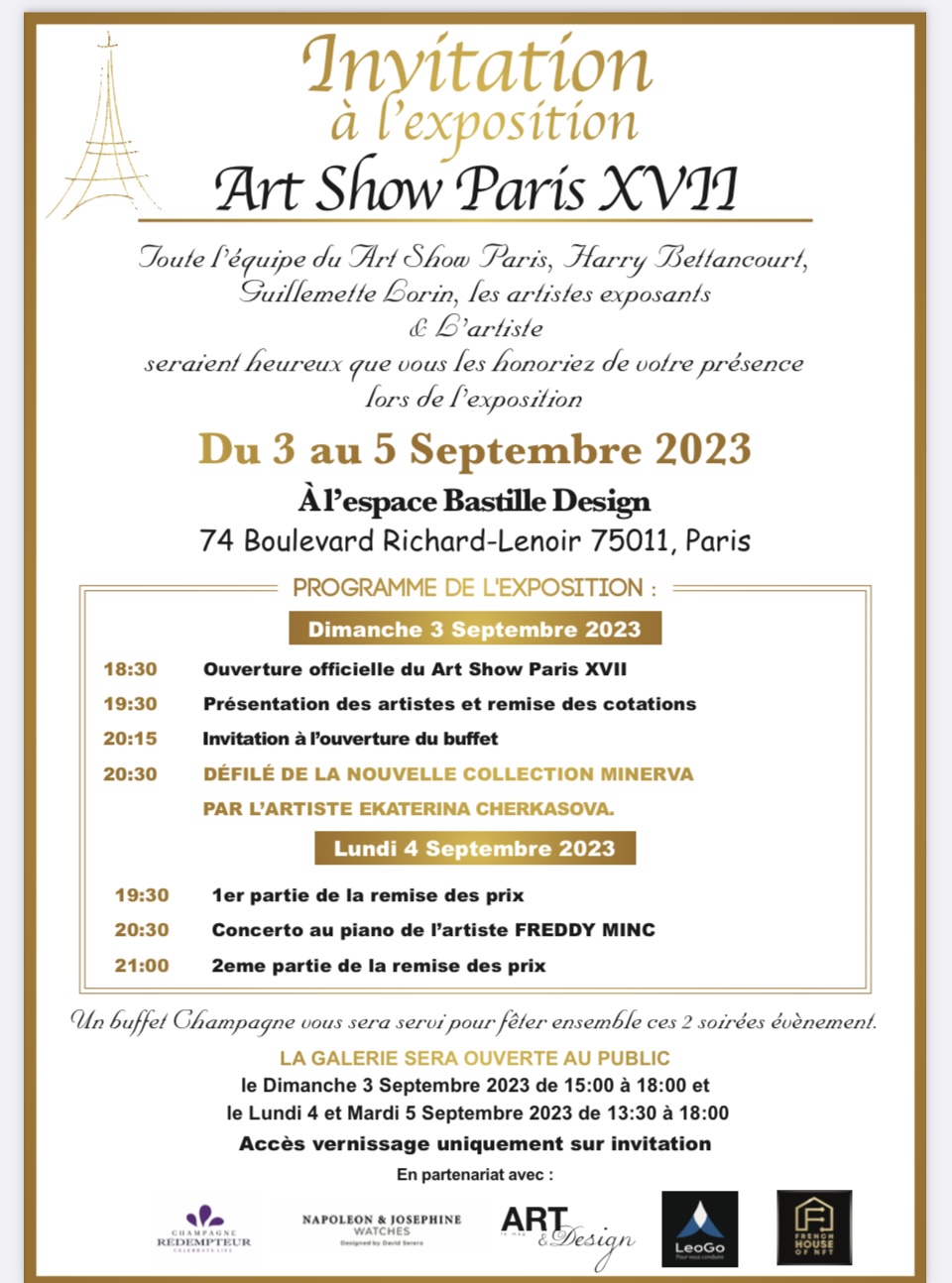 ART SHOW BASTILLE DESIGN CENTER