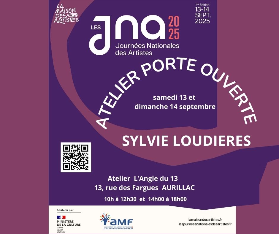 JNA : Porte ouverte de mon atelier situé dans le Cantal