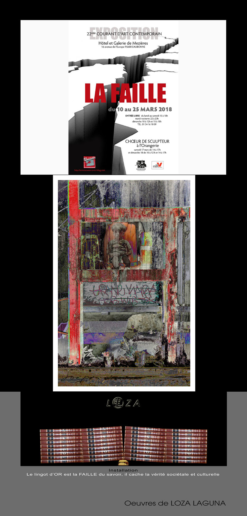Exposition 22e Courant d’Art Contemporain 2018 d’Art Rencontre