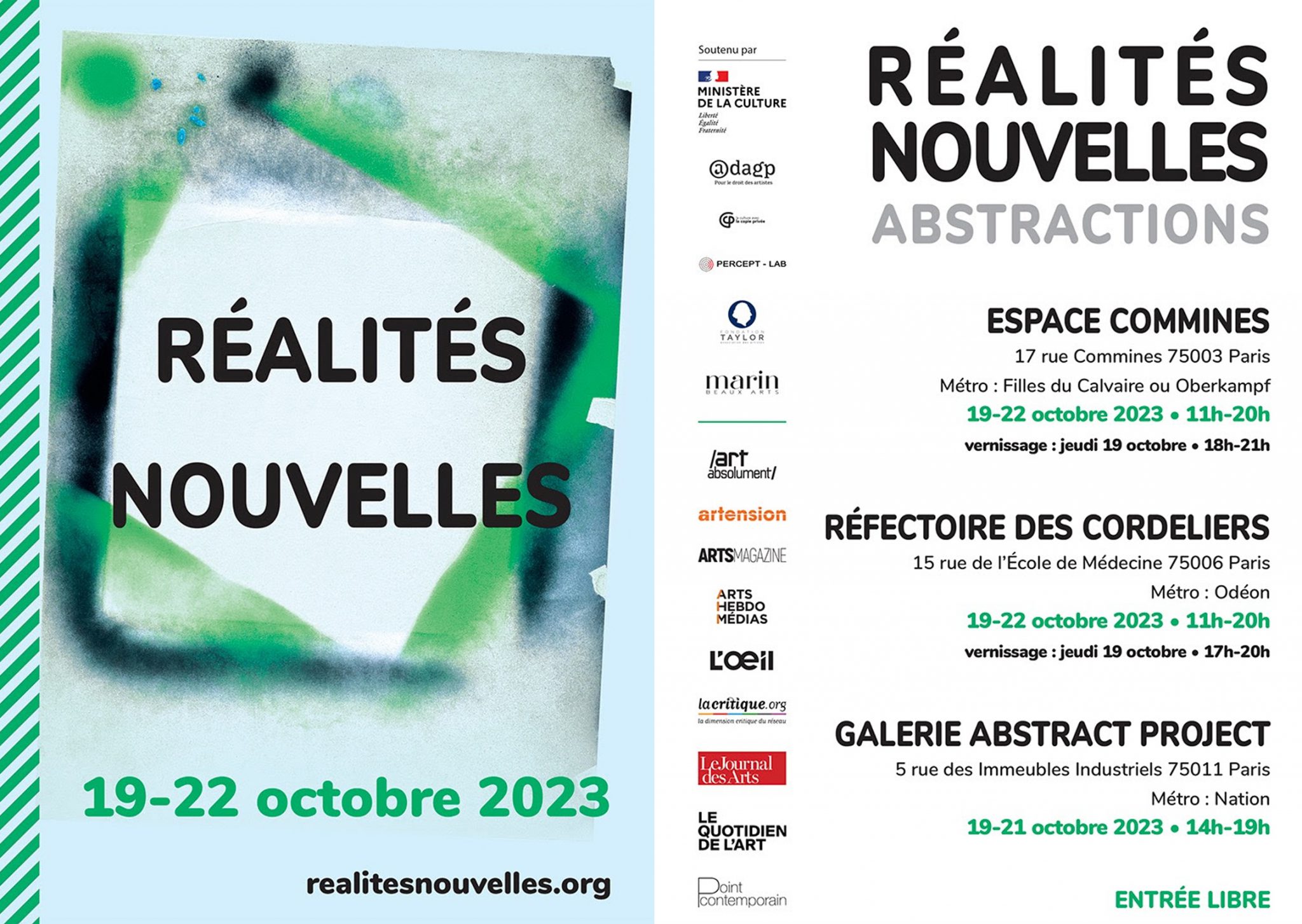 Salon des Réalités Nouvelles 2023