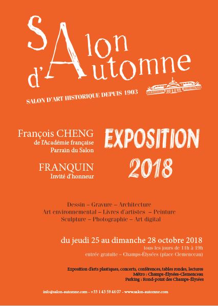 Salon d'Automne à Paris - Octobre 2018