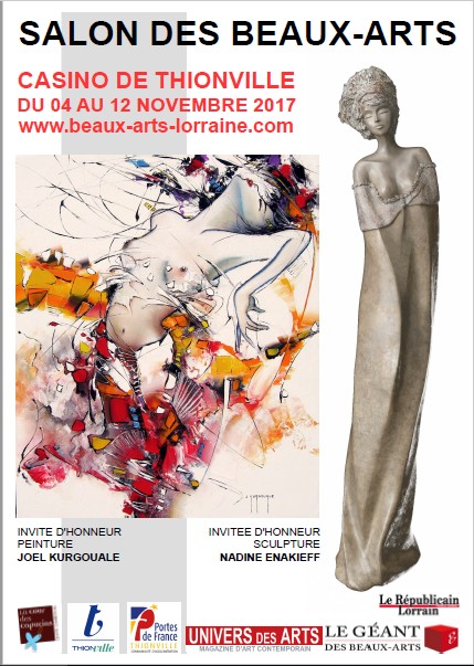 Participation au Salon des Beaux-Arts 2017 au Casino de