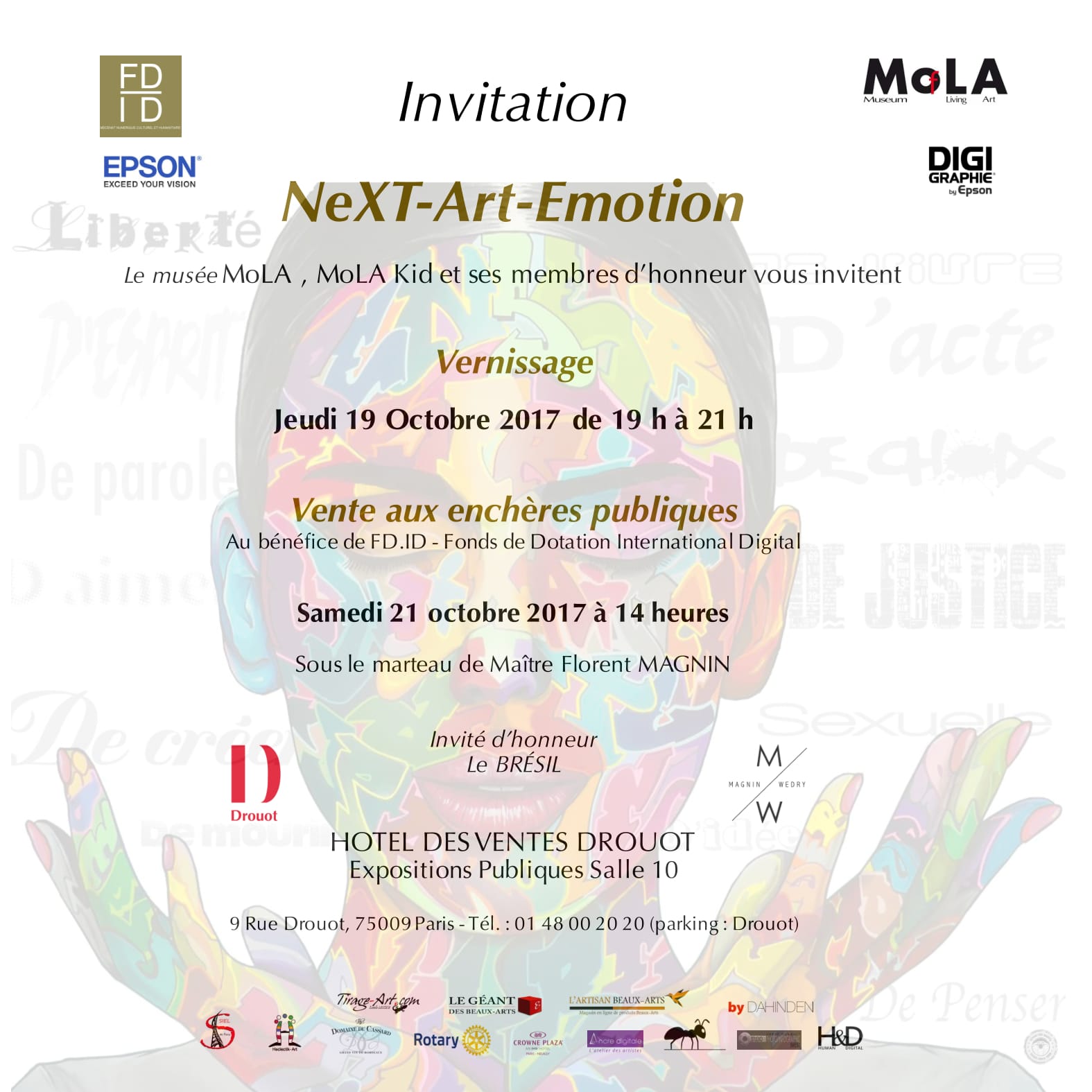 Next art Emotion Vente aux Enchères Drouot