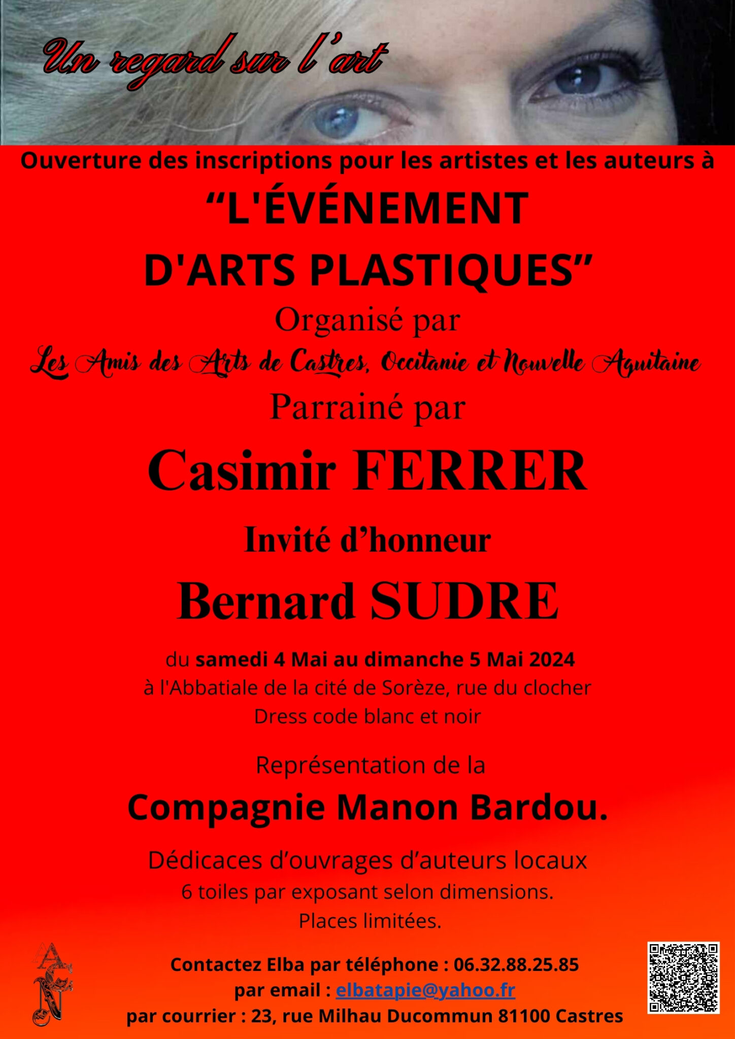 Ouverture des inscriptions pour les Artistes et les auteurs.