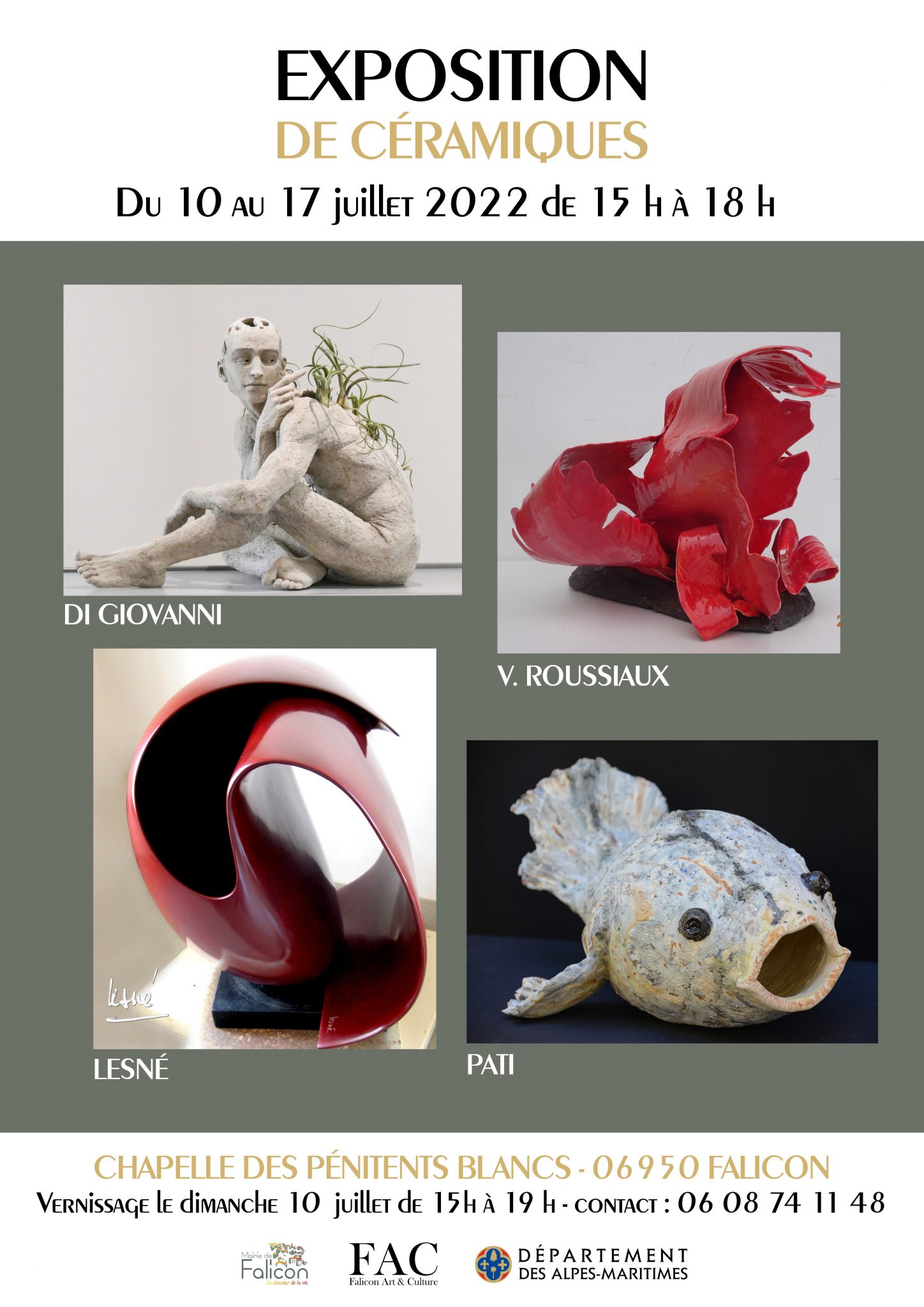 EXPOSITION DE SCULPTURES CERAMIQUES