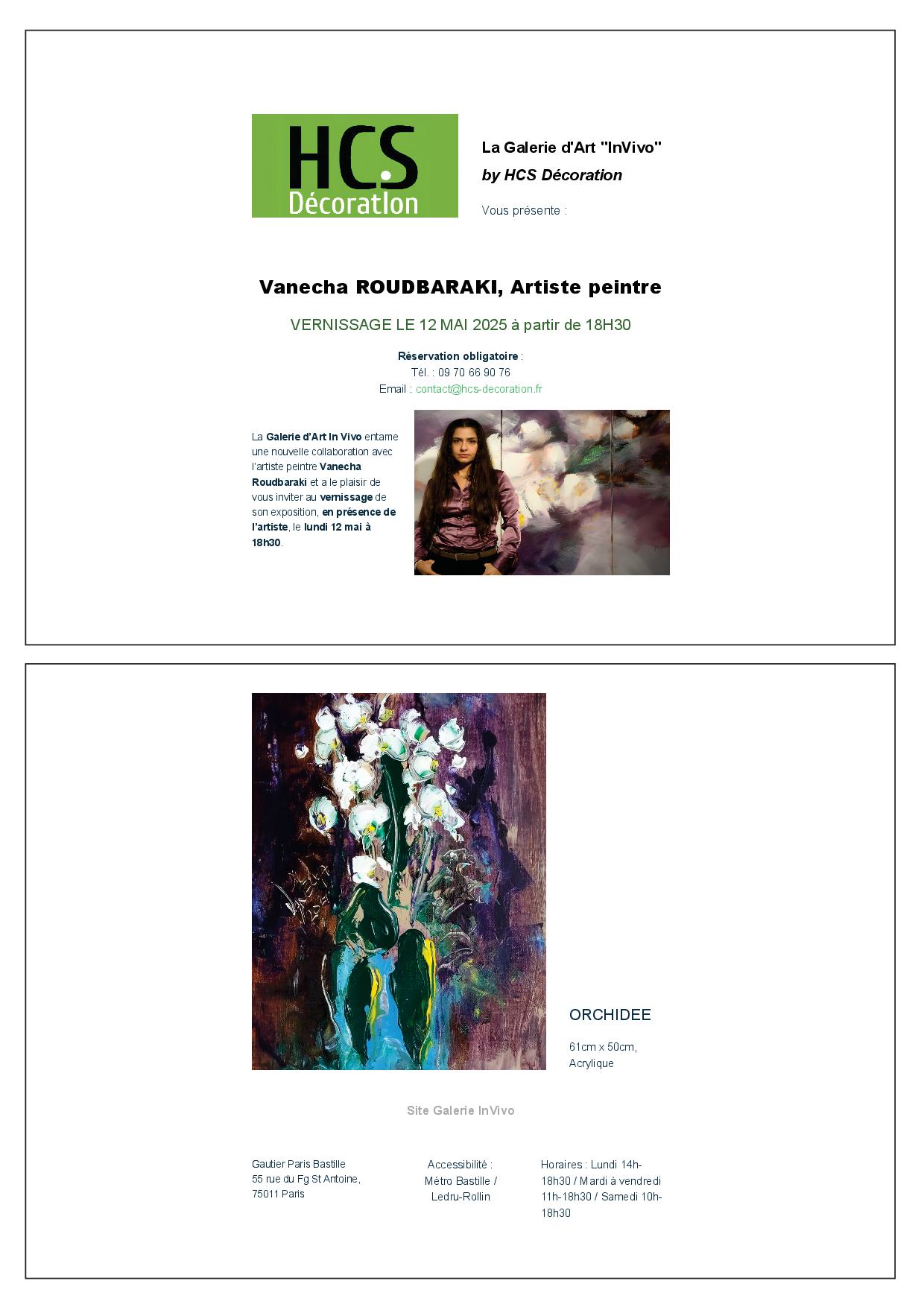 Vanecha ROUBARAKI, le Vernissage