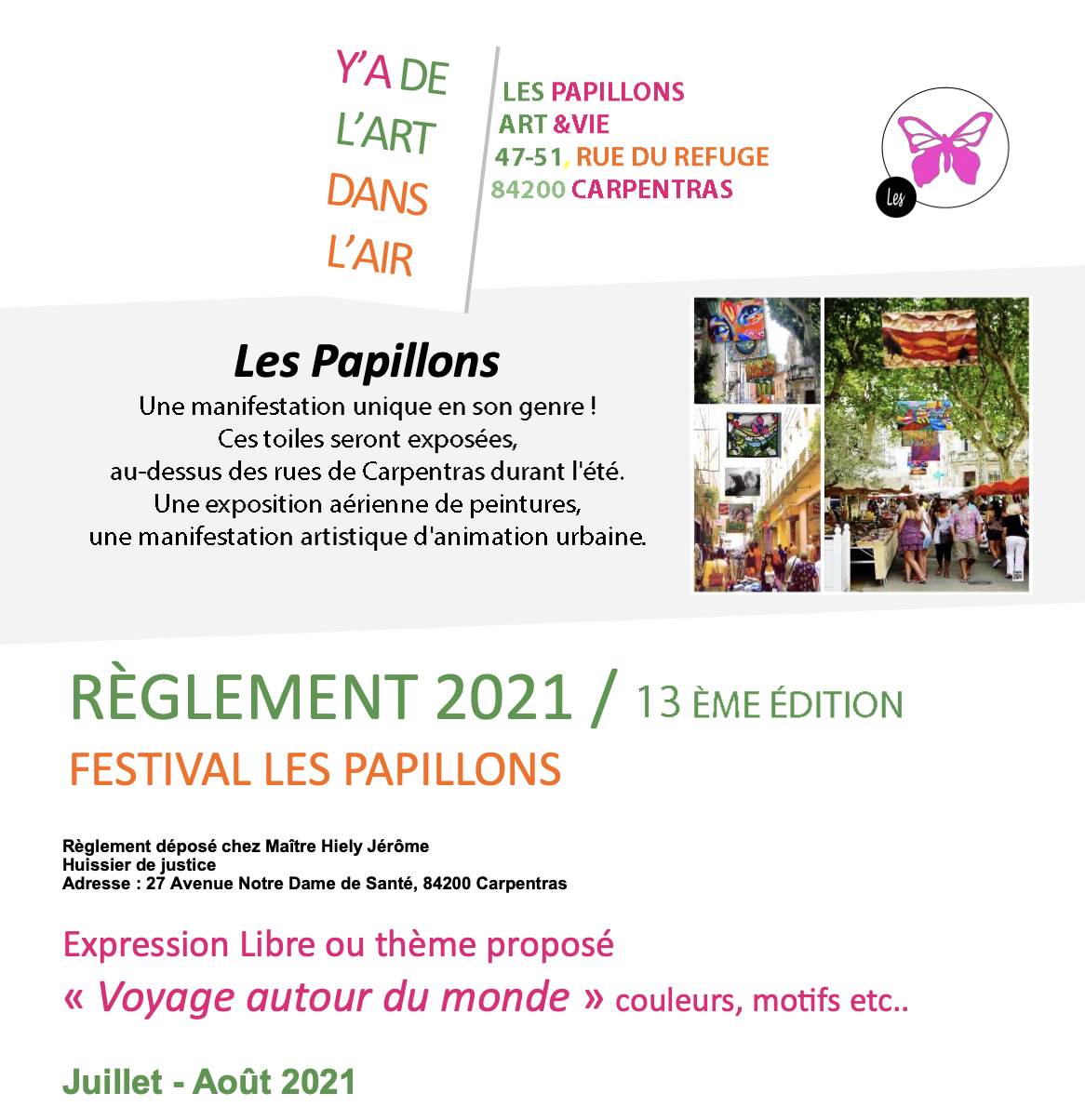 Y'a de l'art dans l'air à CARPENTRAS