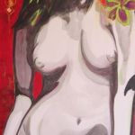 DAKINI, le serpent qui danse, acrylique sur toile Maoni