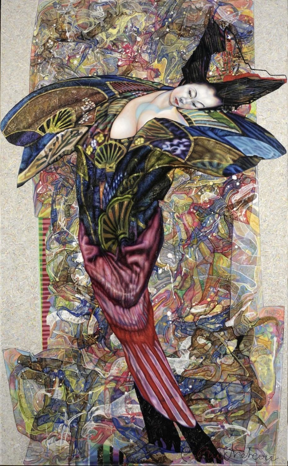 geisha-bleue