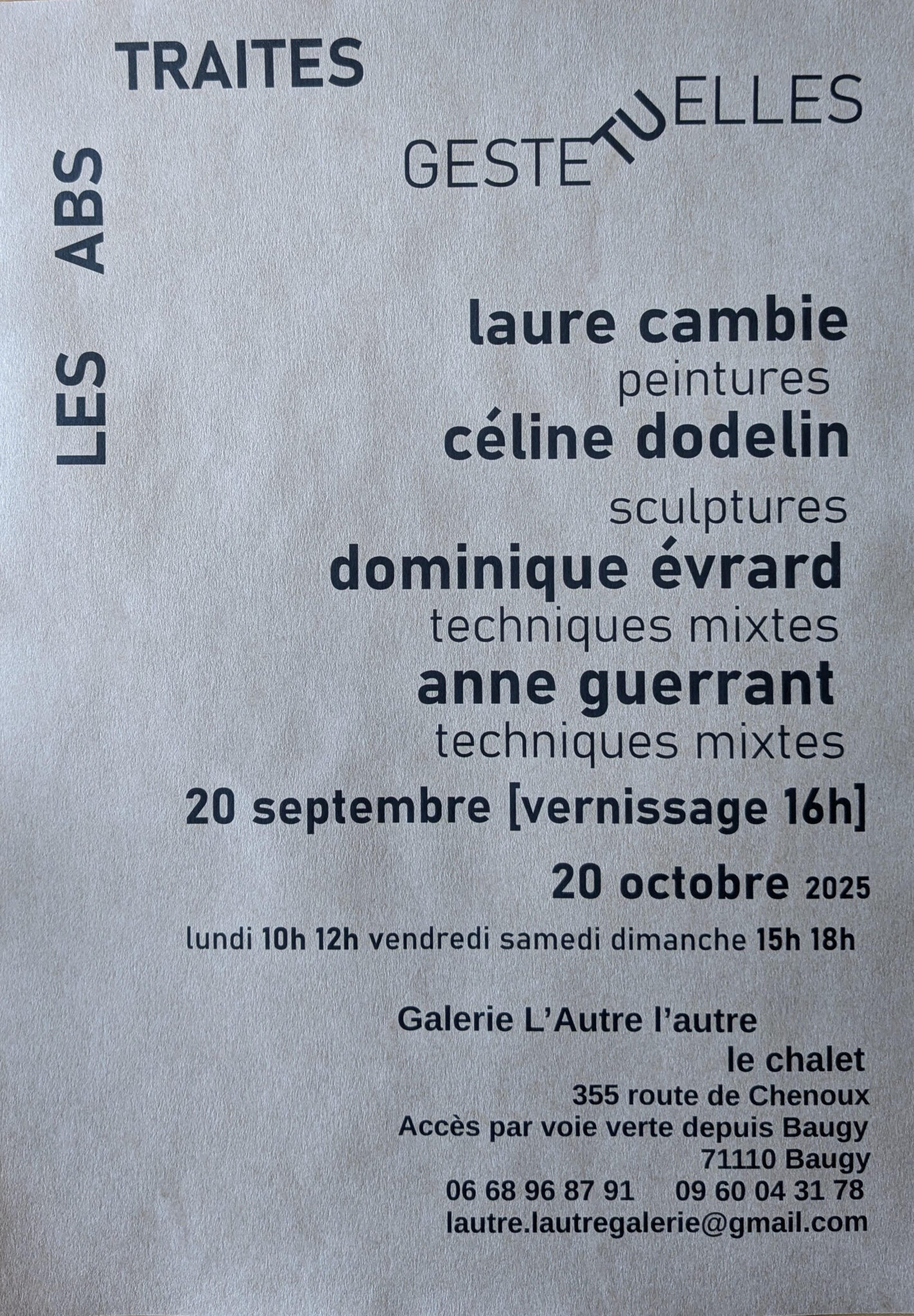 Les Abstraites Gestetuelles