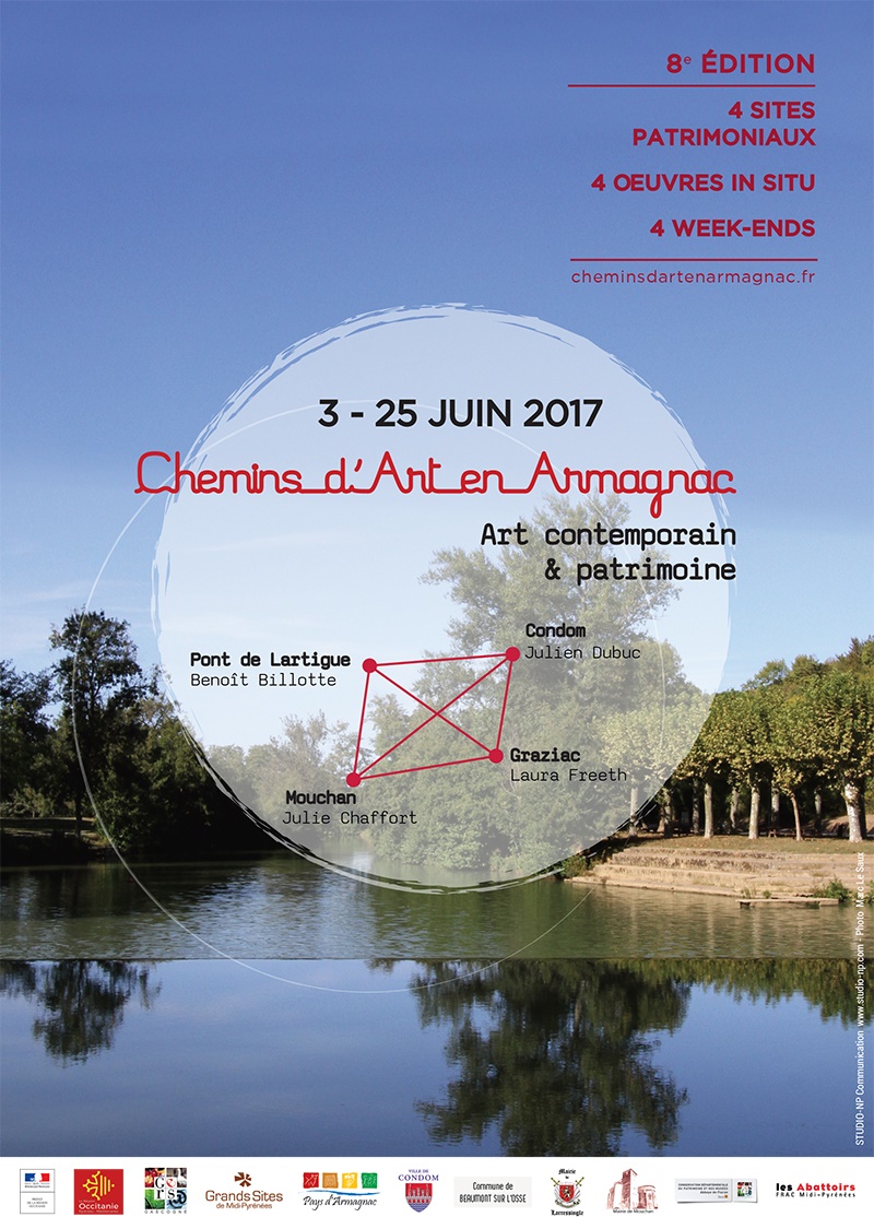 Au fil de l'eau : 8ème édition des Chemins d'art en Armagnac