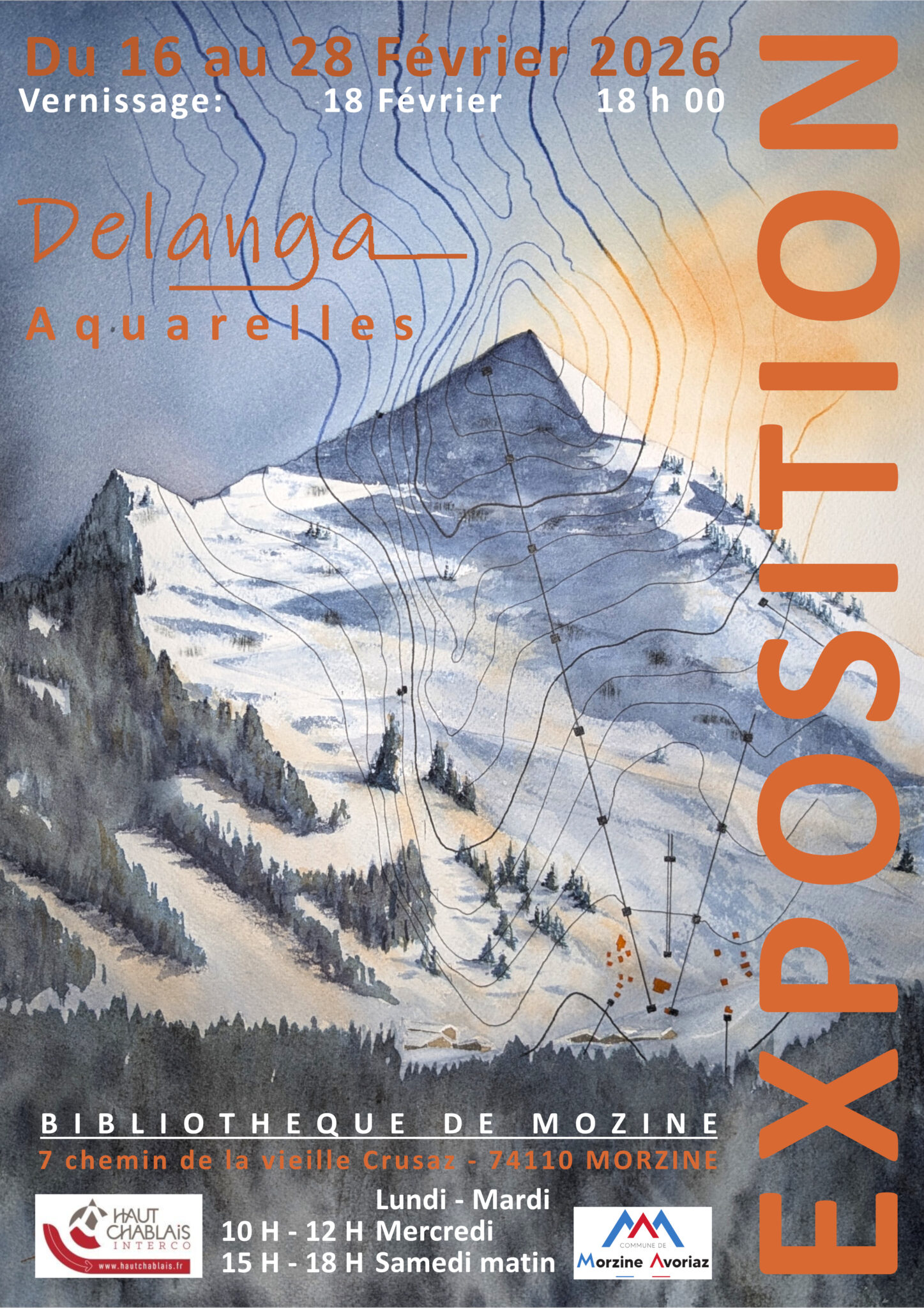 Exposition d'aquarelles