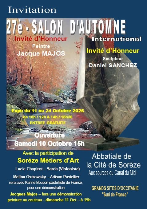 27éme Salon d'autome international de Sorèze organisé par l'ACTS