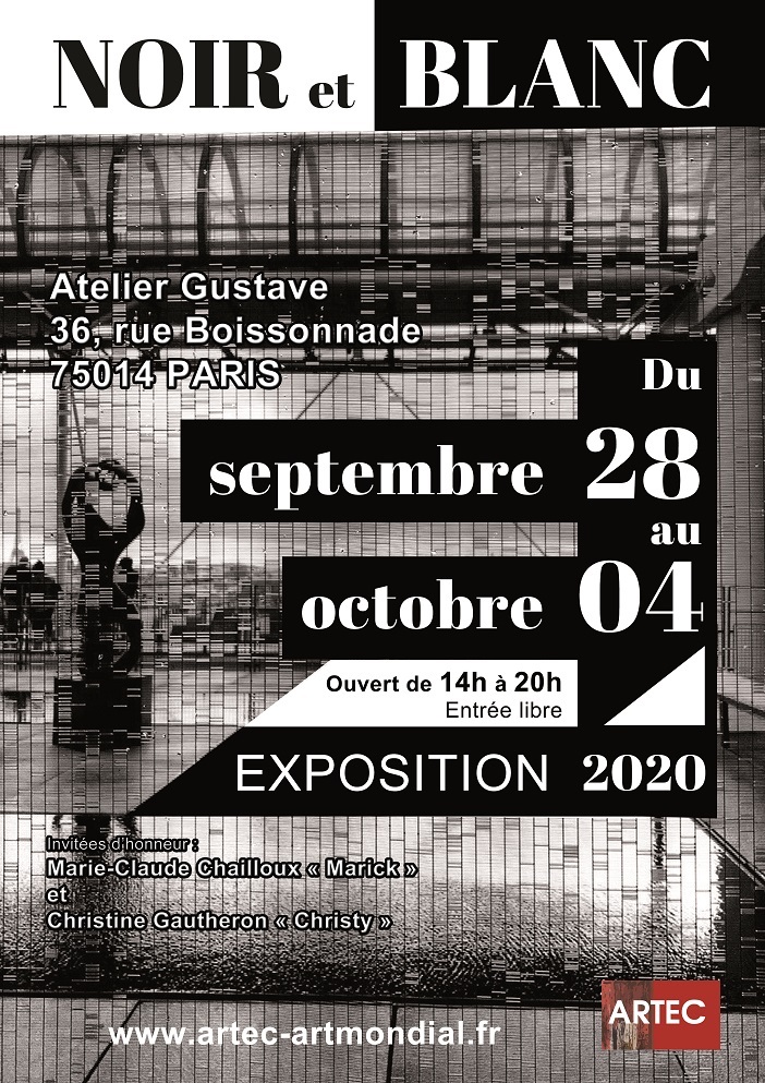 Affiche de l'exposition Noir & Blanc