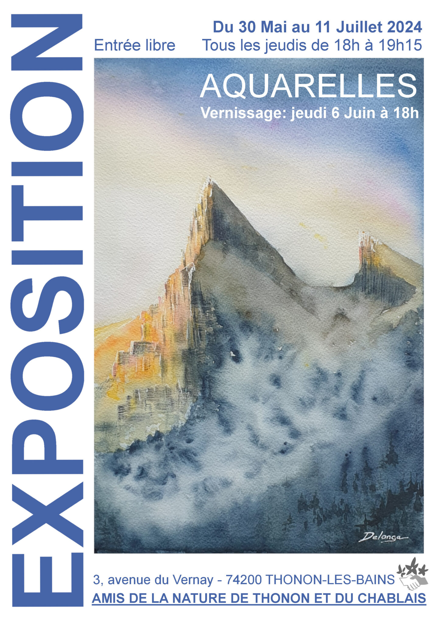 Exposition d'aquarelles