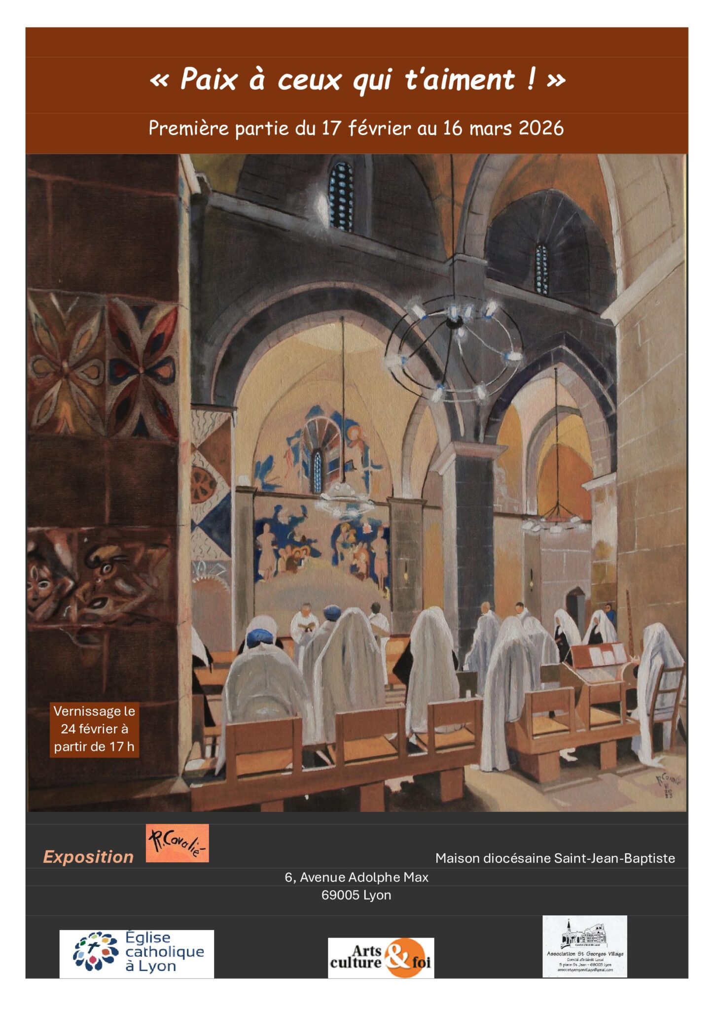 "Paix à ceux qui t'aiment"