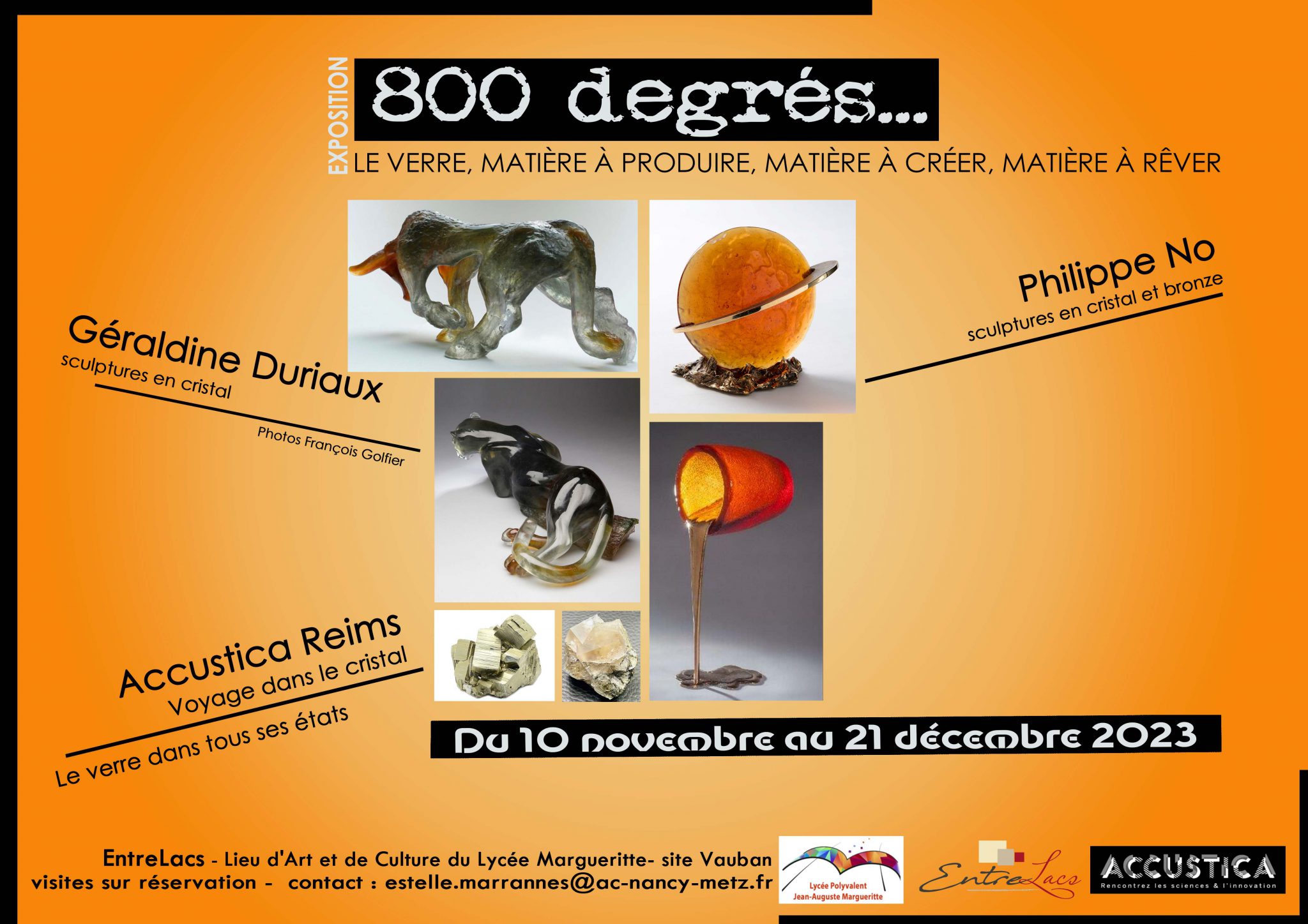 800 degrés - Le verre, matière à produire, matière à créer, matière à rêver