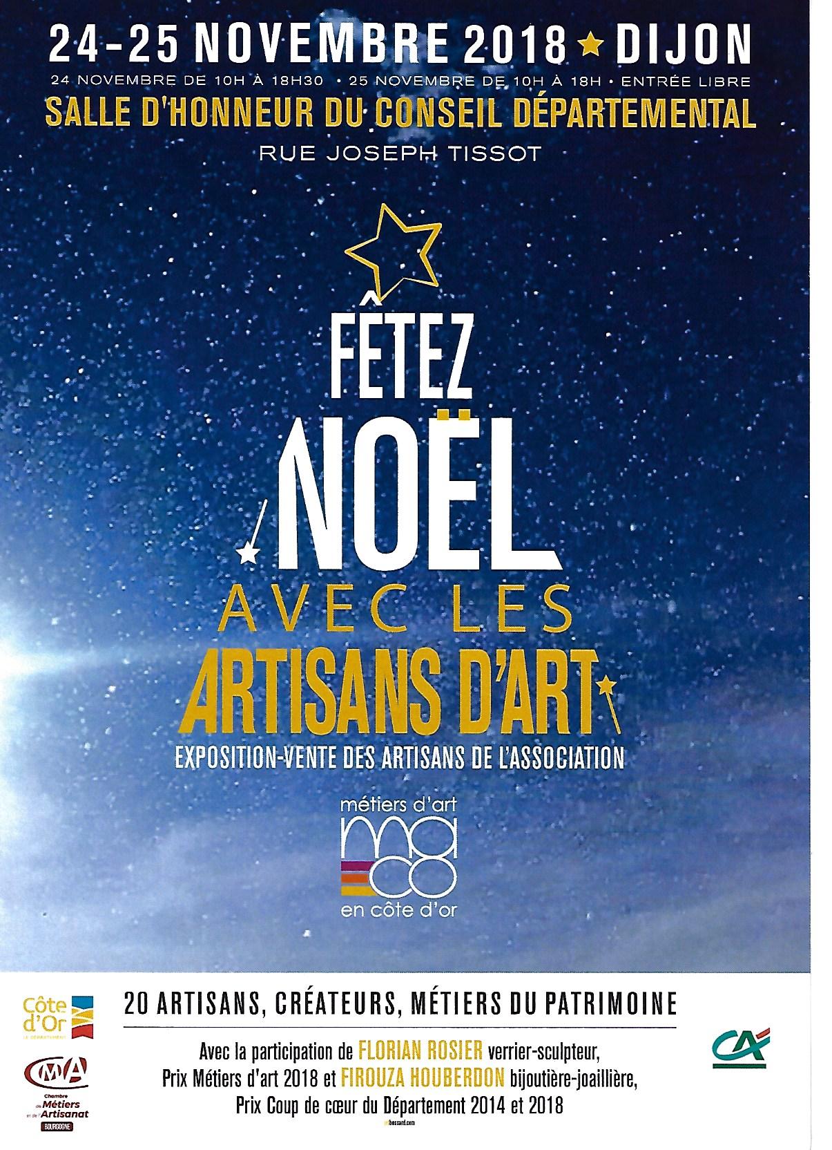 FÊTER NOEL AVEC LES ARTISANS D'ART