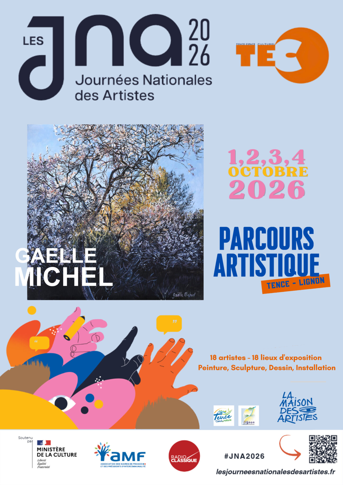 Parcours artistique Tence Lignon - TEC, JNA 2026