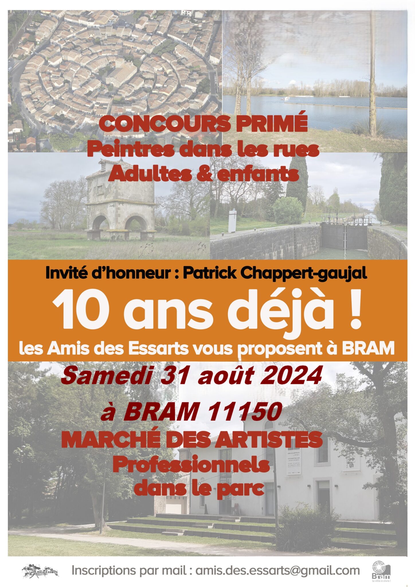 Marché des artistes du musée des Essarts à Bram