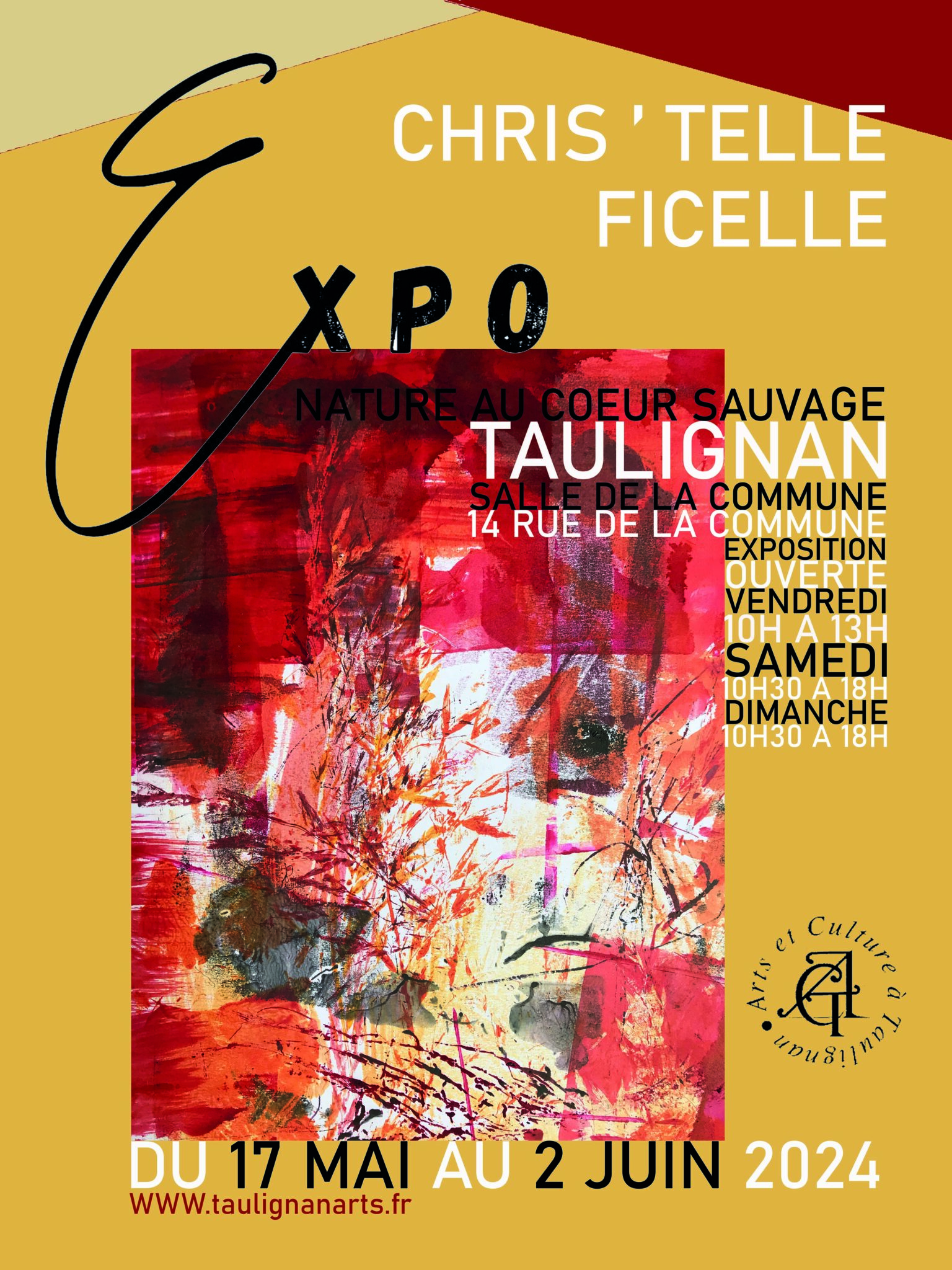 EXPOSITION "nature au coeur sauvage"  vendredi/samedi/dimanche