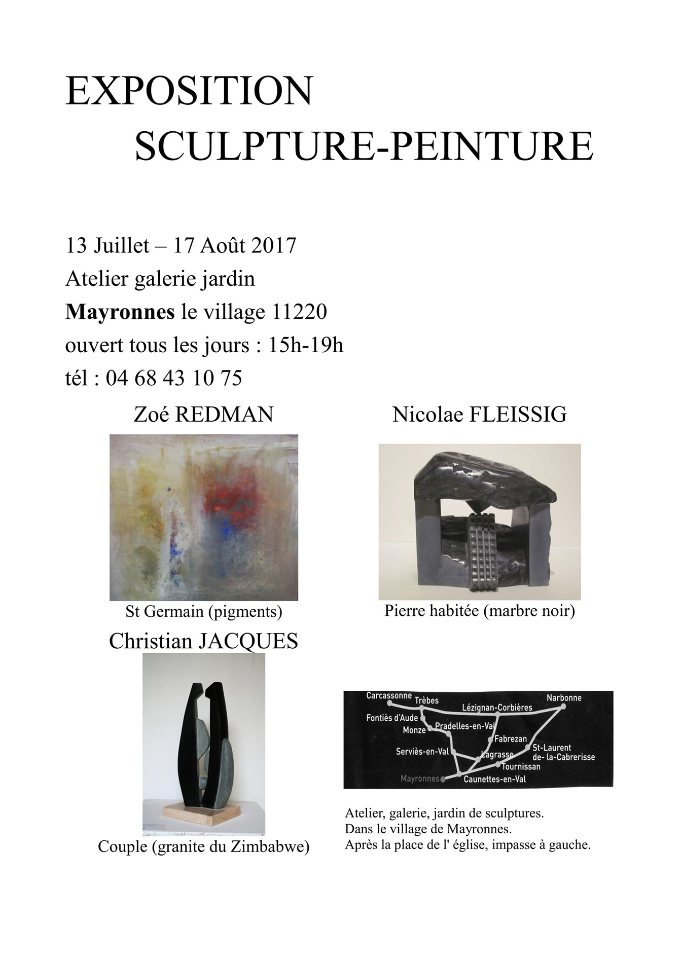 Exposition peinture sculpture