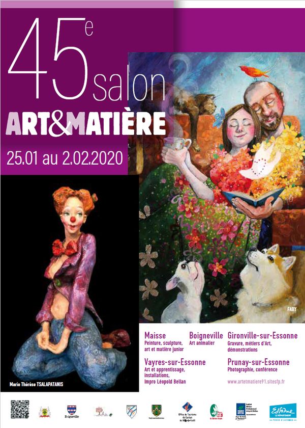 invitée d'honneur au 45e Salon Art & Matière à Maisse