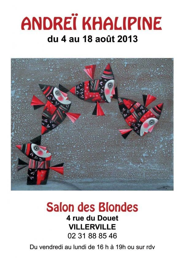 Andreï Khalipine au Salon des Blondes