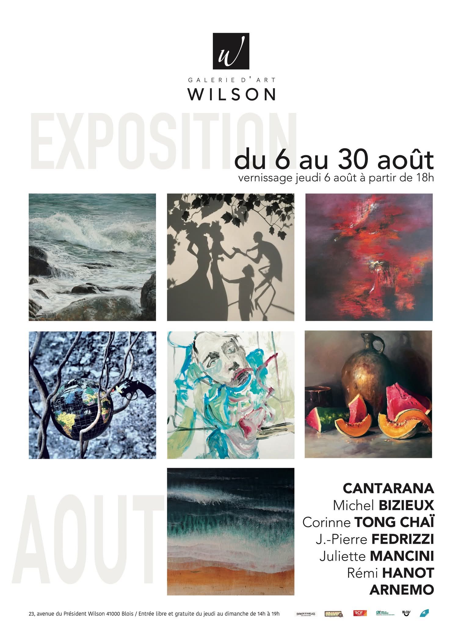 Exposition d’août 2026 à la Galerie d’Art Wilson Blois