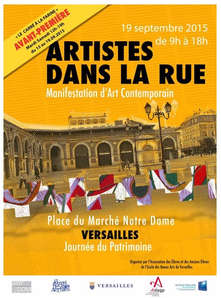 Artistes dans la rue à VERSAILLES.Journée du patrimoine 2016;