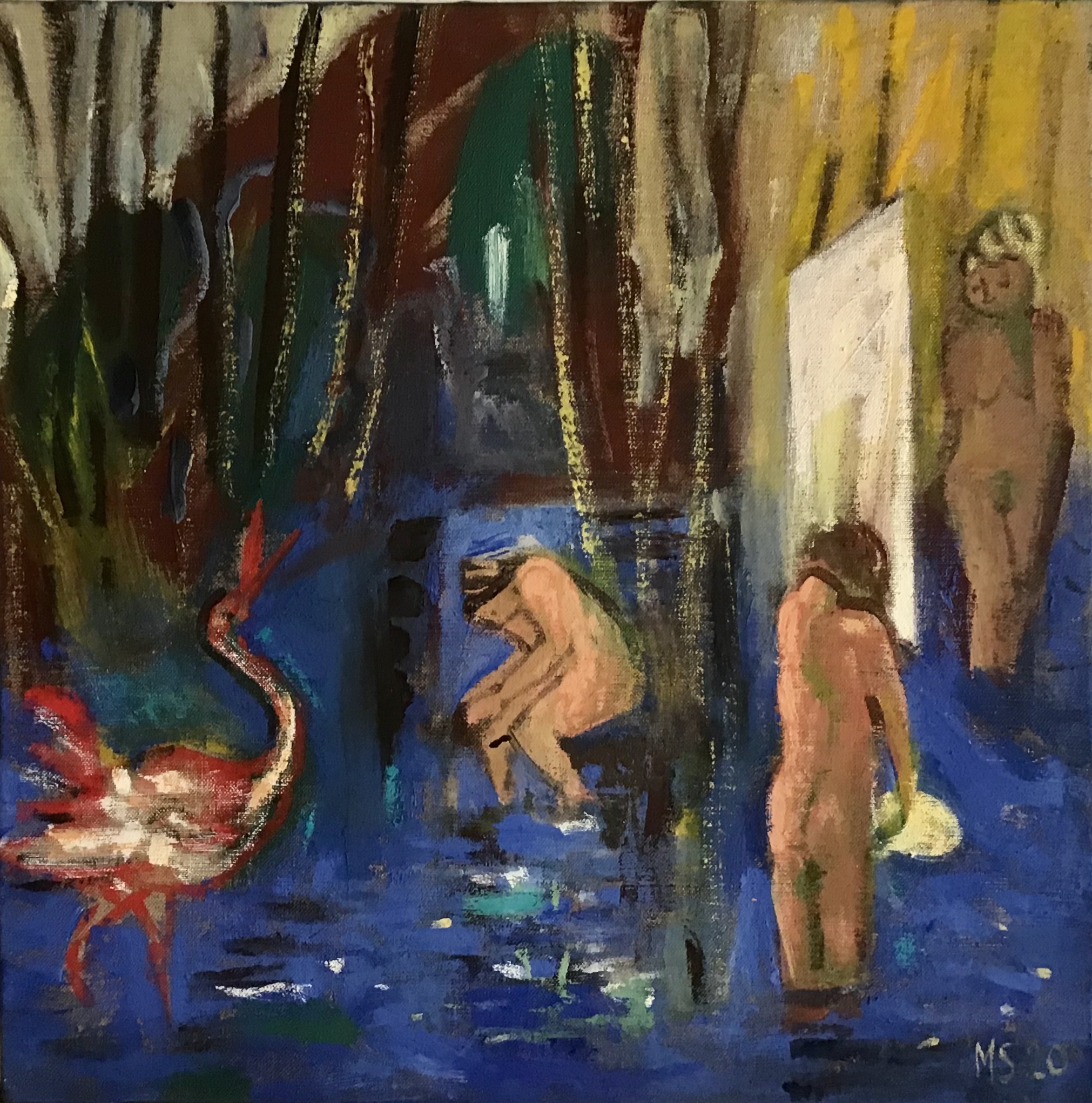 BAIGNEUSES.... PEINTURES 2018-2020