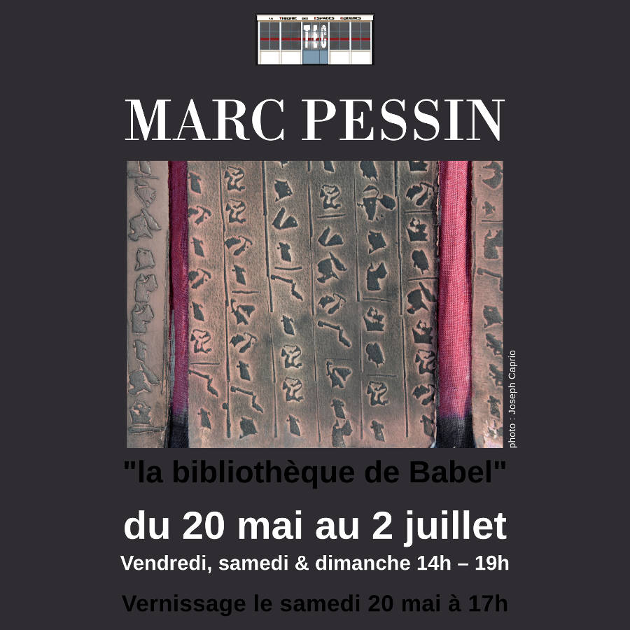 Marc Pessin "La bibliothèque de Babel"