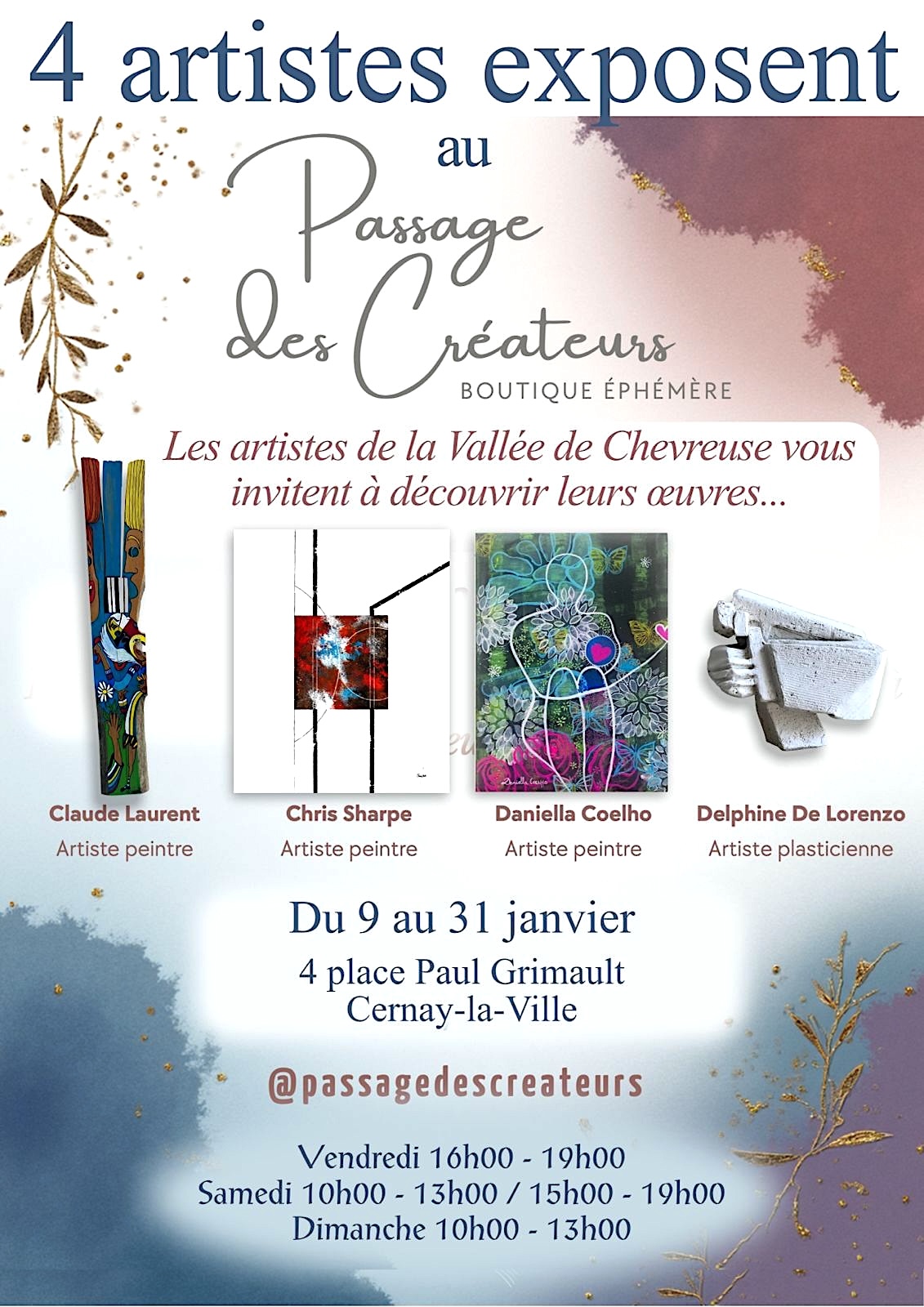 4 artistes s'exposent