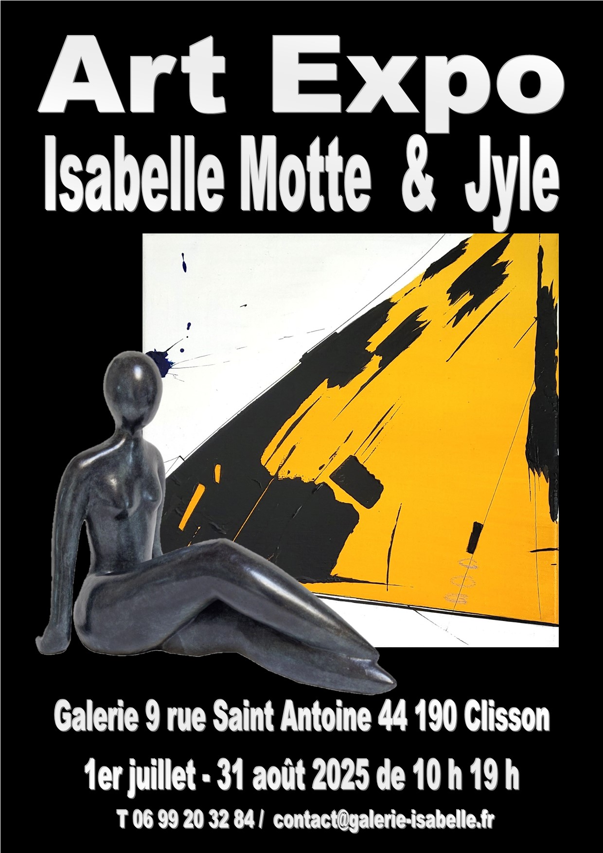 ISABELLE MOTTE & JYLE, SCULPTURE ET PEINTURE