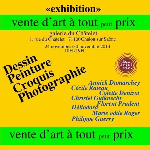 Exhibition : vente d'art à "tout petit prix"
