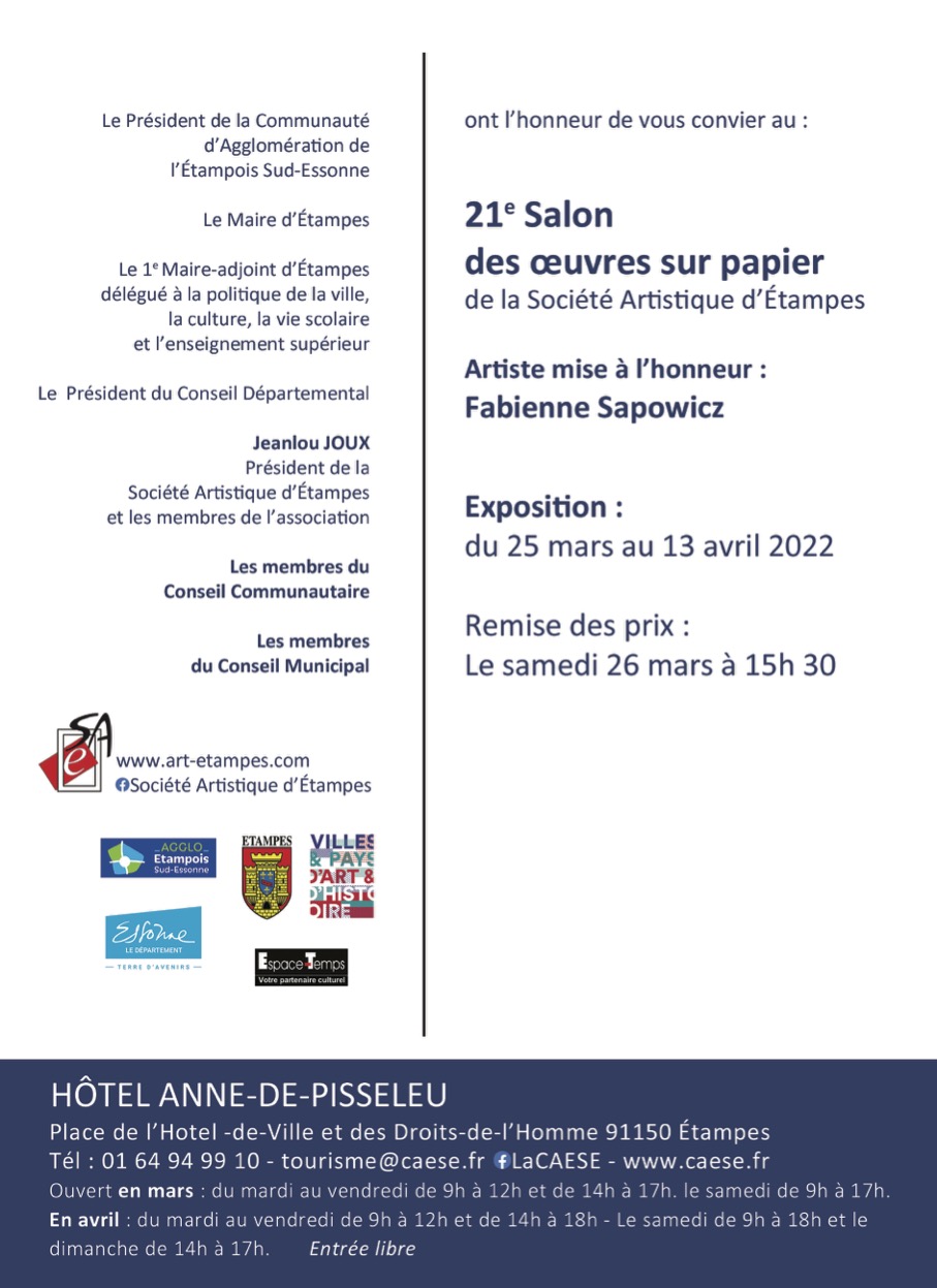 21ème Salon Des Oeuvres Sur Papier