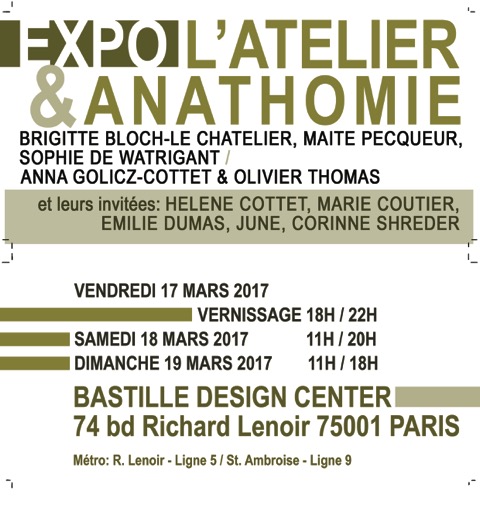 Expo L'Atelier et Anathomie