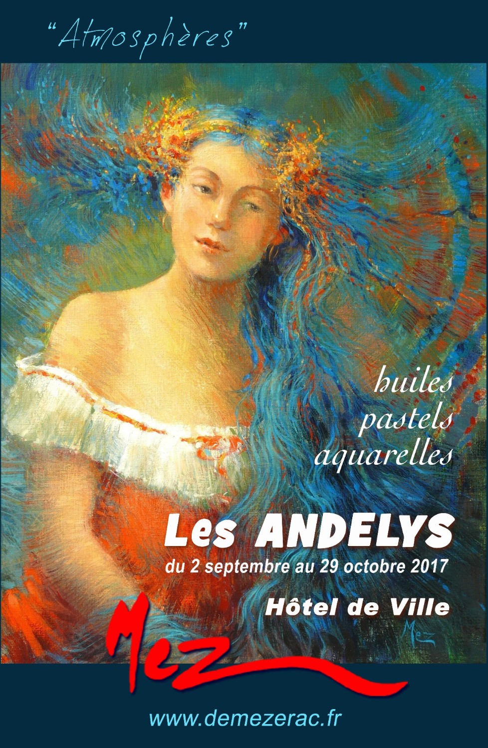 MEZ - de MEZERAC expose à l'Hôtel de Ville des Andelys (Eure)