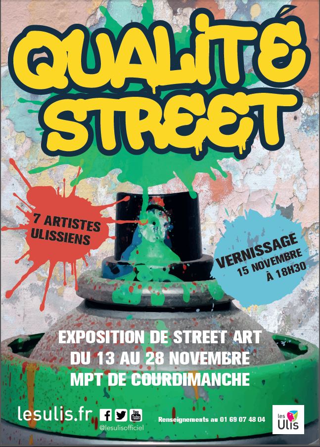 EXPO collective street art "dis moi dix mots" FLUIDITE/ RUISSELLEMENT