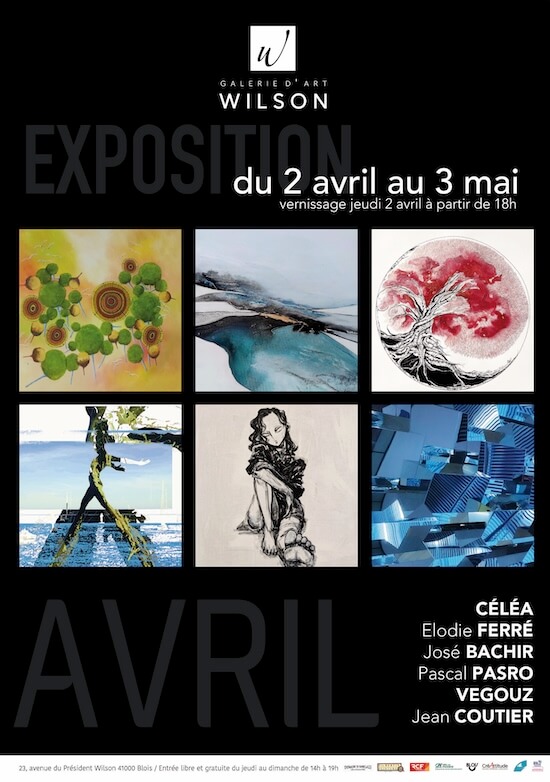 Exposition mensuelle 6 artistes