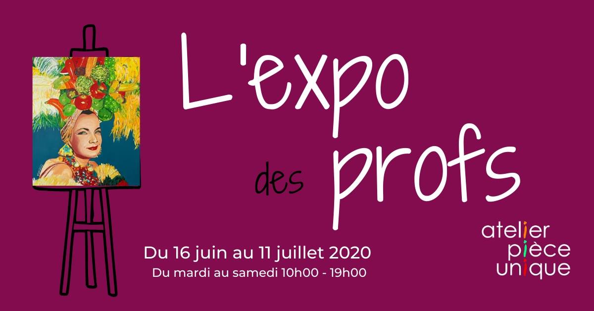 Expo des profs des cours beaux-arts