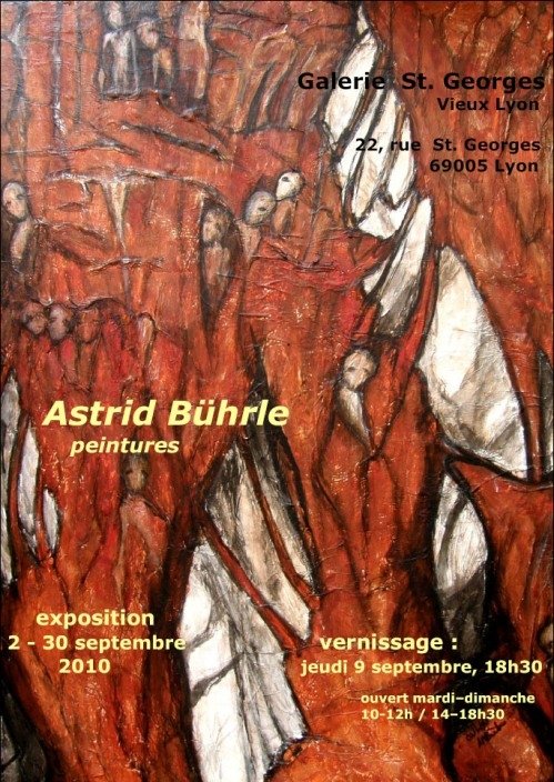 exposition peintures Astrid Bührle