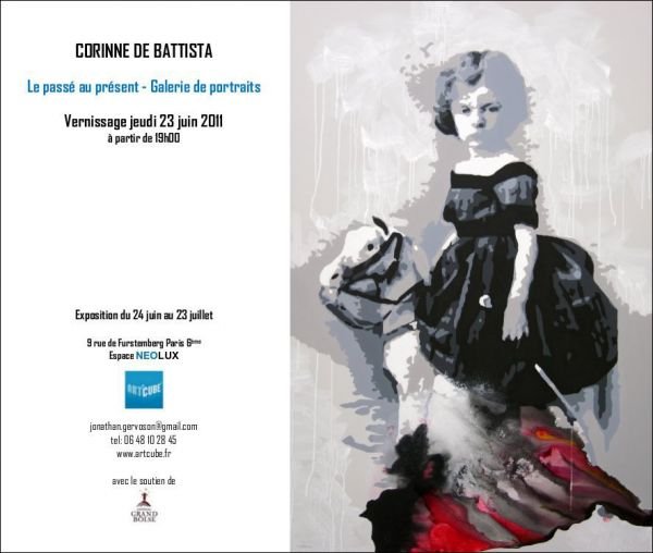 Exposition Corinne DE BATTISTA "Le passé au présent, galerie de portrait"
