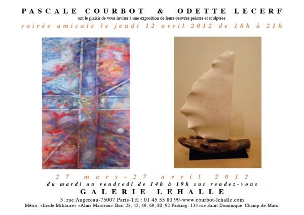 Exposition de Pascale COURBOT & Odette LECERF