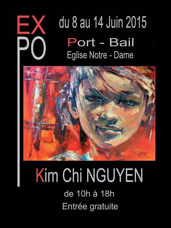 Exposition de peintures de Kim Chi NGUYEN à l’église Notre Dame de Port-Bail