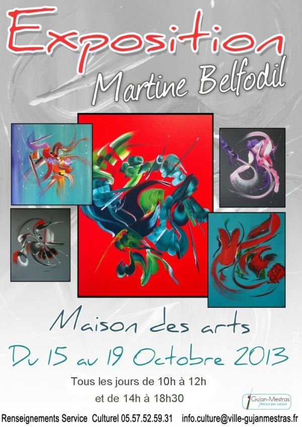 Exposition de Tableaux contemporains - Martine BELFODIL