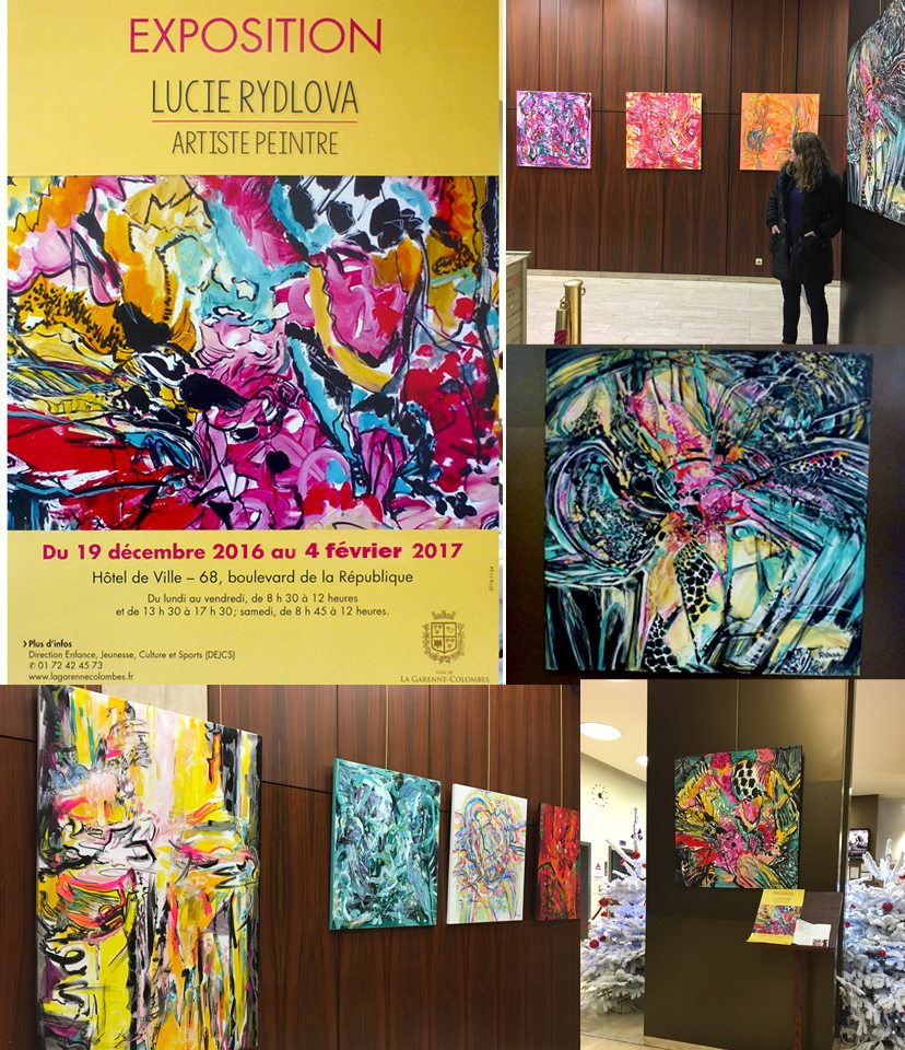 Exposition Lucie Rydlova artiste peintre
