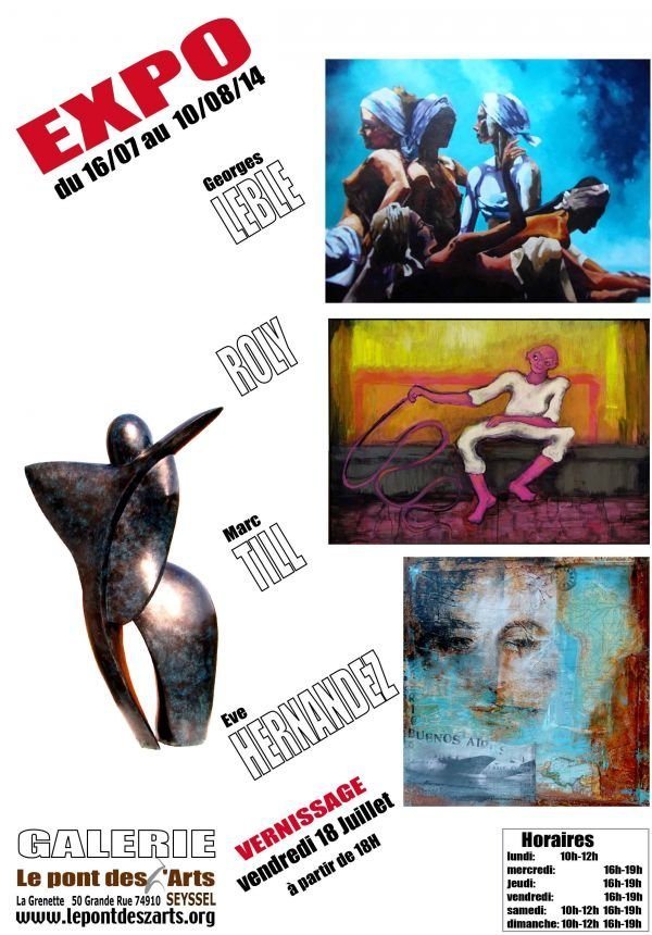 exposition peinture et sculpture 2015 à  La Grenette